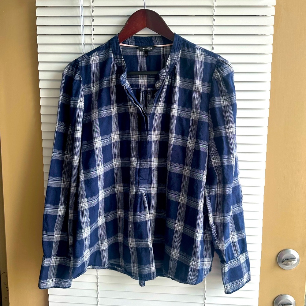 Lucky Brand Women’s Blue Blouse